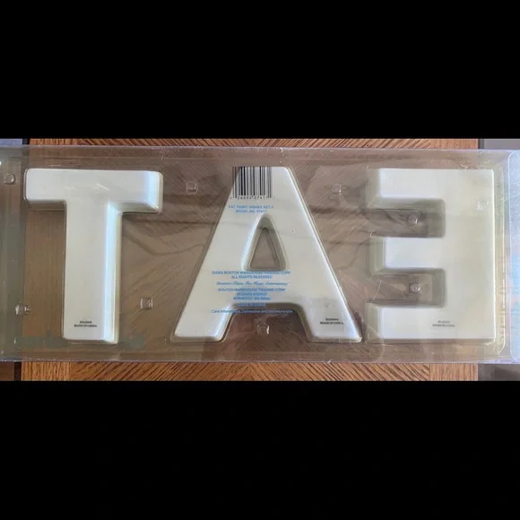 Porcelain Tidbit dishes “E-A-T” - Picture 2 of 2